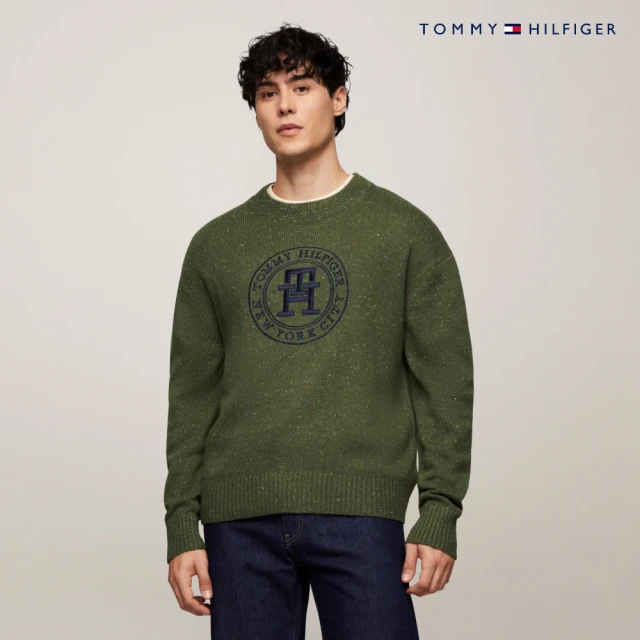 Tommy Hilfiger 官方旗艦館 Monogram Stamp Donegal 毛衣_多色