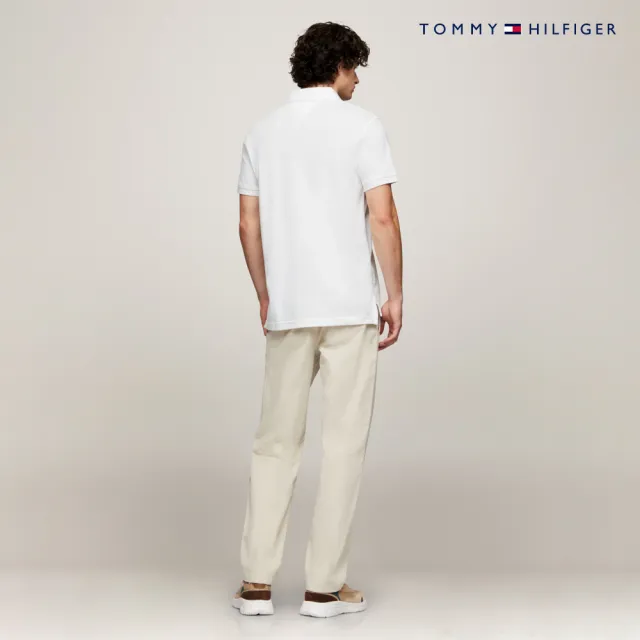 【TOMMY HILFIGER】官方旗艦館 彈力標準版型 Polo 衫_白色
