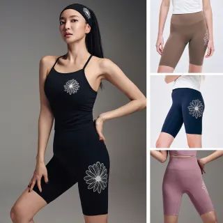 【MARDI MERCREDI】束身短褲 多色 經典小雛菊 白花 ULTIMATE COMFORT BIKER LEGGINGS THEFLOWER