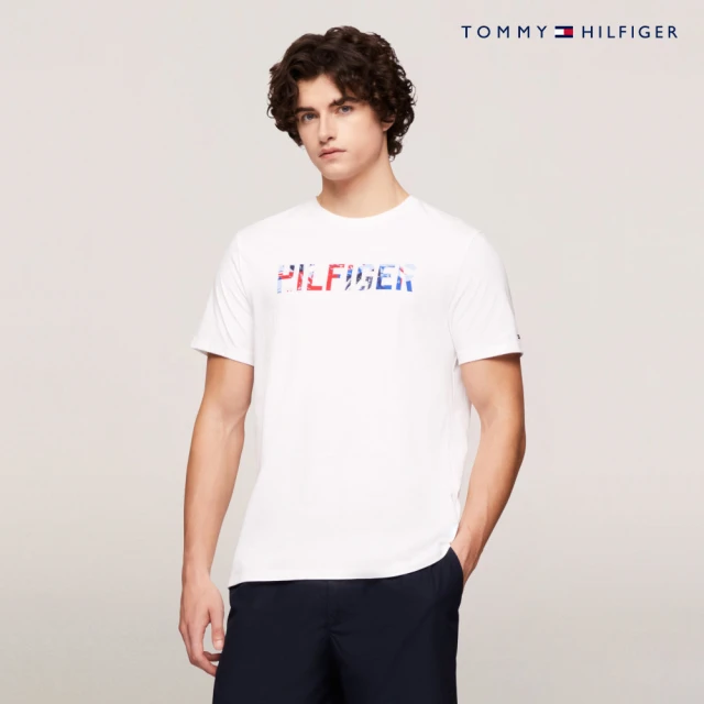 Tommy Hilfiger 官方旗艦館 標誌印花圓領 T 