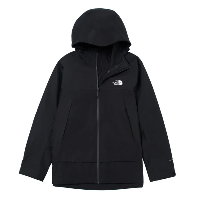 The North Face 北臉 外套 男款 運動連帽外套 衝鋒衣 防潑水 M CASCADE DRYVENT 黑 NF0A8BWFJK3