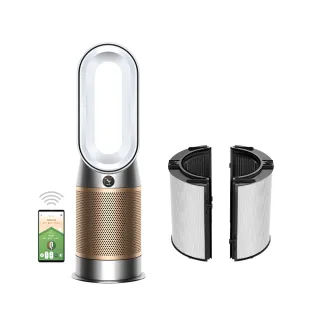 【dyson 戴森】Purifier Hot+Cool Formaldehyde HP09 三合一甲醛偵測涼暖空氣清淨機(白金色)