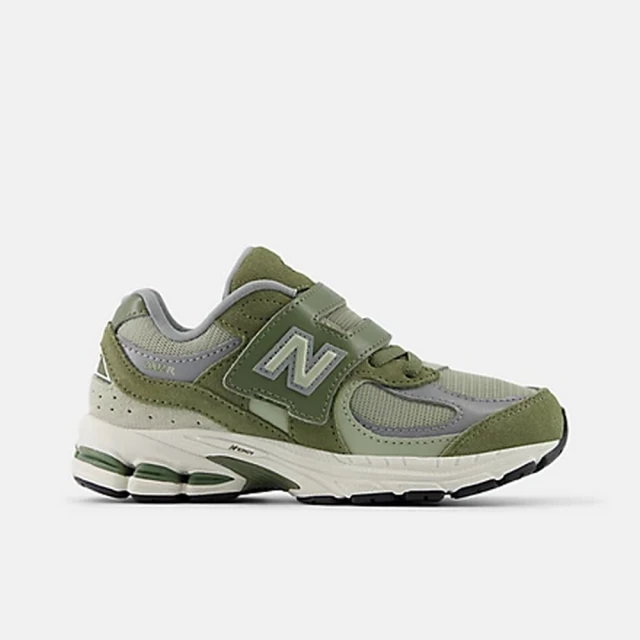 NEW BALANCE NB 2002 童鞋 休閒鞋 復古鞋 運動鞋 親子鞋 中大童 綠色(PV2002CA-W)