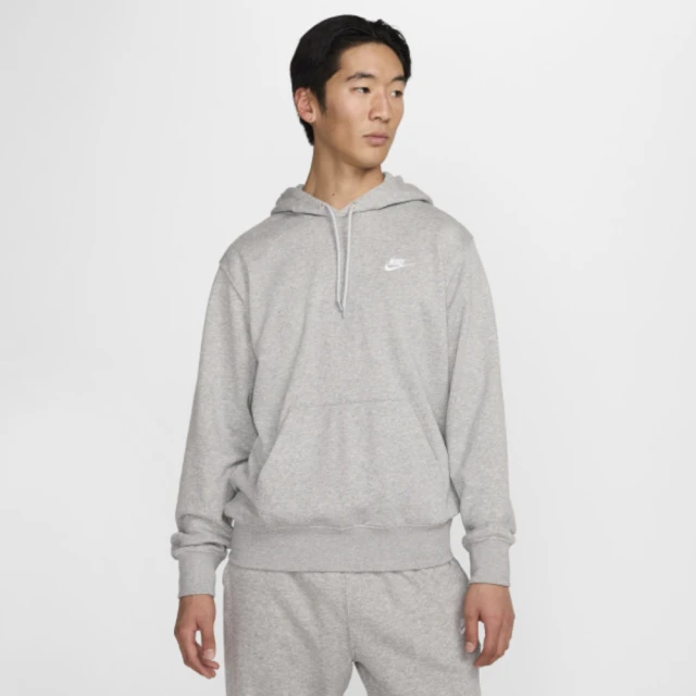 NIKE 耐吉 長袖上衣 男 帽T AS M NK CLUB FT PO HOODIE 灰 FN3867-063