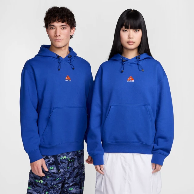 NIKE 耐吉 長袖上衣 男 女 帽T 磨毛 AS U ACG TF TUFF FLC PO HOODIE 藍 DH3088-480