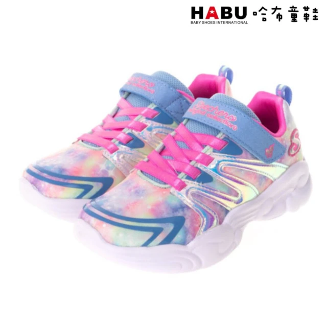 HABU 哈布童鞋 SKECHERS 童鞋 UNICORN STORM 女童系列 休閒鞋 粉 藍 302210LPWMT(童鞋 運動鞋)