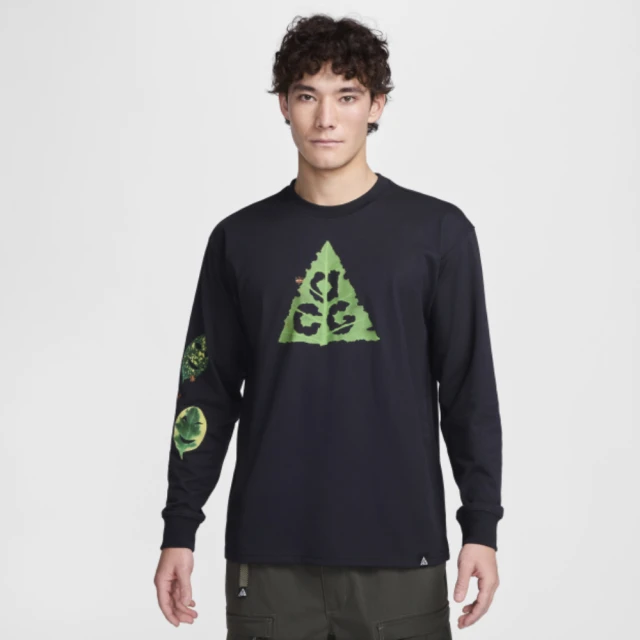 NIKE 耐吉 長袖上衣 男 寬鬆版型 AS M ACG DF TEE LS OC ANTS 黑綠 HJ0803-010