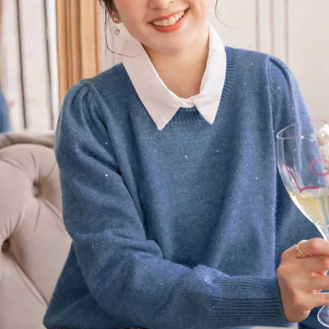 Very Buy 非常勸敗 預購/春季精紡薄款羊毛衫百搭純色