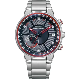 【CITIZEN 星辰】光動能GPS衛星對時萬年曆手錶  禮物  手錶(CC3031-51E)