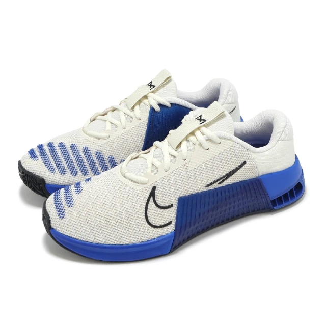 NIKE 耐吉 訓練鞋 Metcon 9 男鞋 白 藍 運動鞋 緩震 健身 穩定 支撐(DZ2617-008)