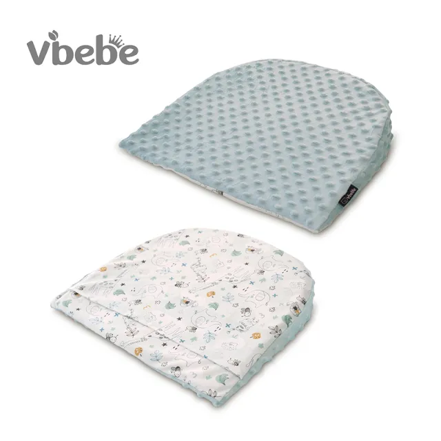 【Vibebe】多功能天然乳膠斜背枕(嬰幼兒仰躺支撐枕 孕婦側睡托枕 三角靠枕 人體工學枕 嬰兒枕 寢具)