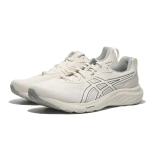 【asics 亞瑟士】慢跑鞋 男鞋 運動鞋 緩震 超寬楦 GEL-CONTEND 9 4E 米白 1011C001-200