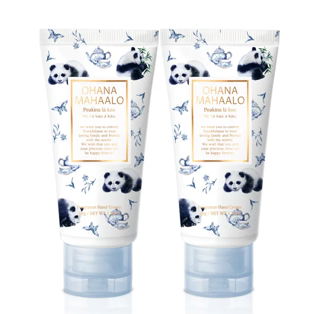【OHANA MAHAALO】烏龍胖達潤澤療癒護手霜50g×2入(專櫃公司貨)