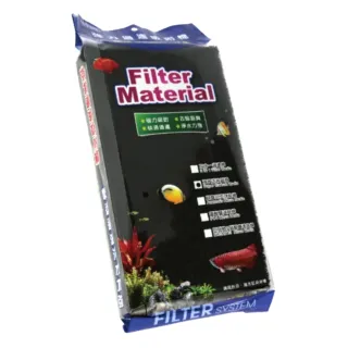 【ISTA 伊士達】強效活性碳棉 3入/有效脫色/強力吸附/去除惡臭/快速過濾(淡、海水、池塘適用 IF434)