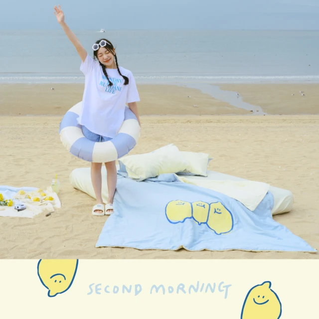 Dagebeno荷生活 出差旅遊拋棄式床單被套組 細緻綿質透