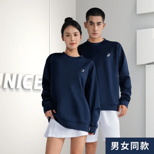 JNICE 久奈司 極簡LOGO長袖TEE 長袖T(男女同款/丈青)