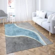 【半島良品】買1送1-侘寂風北歐加大水晶絨止滑地毯200x140(客廳地毯/保溫保暖地墊)