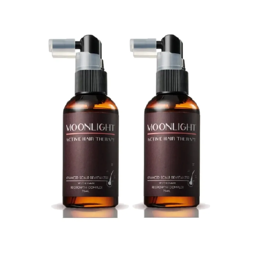 【Moonlight 莯光】豐盈生機毛囊養髮液70mlx2入組(養髮精華 頭皮水 頭皮精華液)