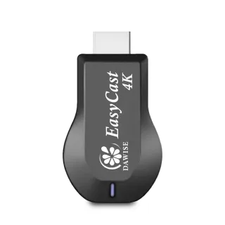 【DW 達微科技】4K四核心影音震撼 EasyCast雙頻5G全自動無線HDMI影音電視棒(附4大好禮)