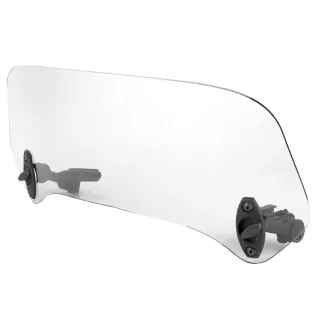 【Supamoto】加高擋風鏡—E透明(雙支架/整流罩/檔車/大羊/速可達/ADV/通用/街車/仿賽/可調/機車改裝)