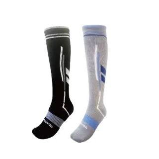 【WOAWOA】2入組 膝下羊毛襪 極致速乾登山滑雪羊毛襪(美麗諾羊毛襪 加厚0.8公分 滑雪襪 寒流)