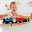 【德國Hape】電力運礦火車組(軌道遊戲/家家酒玩具/木製玩具/木頭玩具)