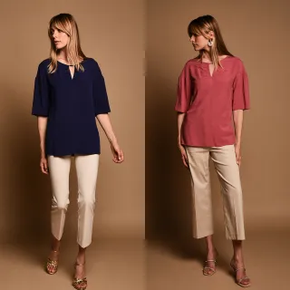 福利品義大利製A.MARSI 絲光上衣(U)
