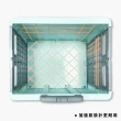 【ONE HOUSE】平拉式4輪萬向折疊收納車 買菜車 購物車 平拉推車(75L巨型折疊手推車-特大 1入)