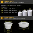 【JOHN HOUSE】下水管防臭密封圈套組 水槽洗衣機防蟲密封塞套裝 即插即用有效擋臭(密封圈)