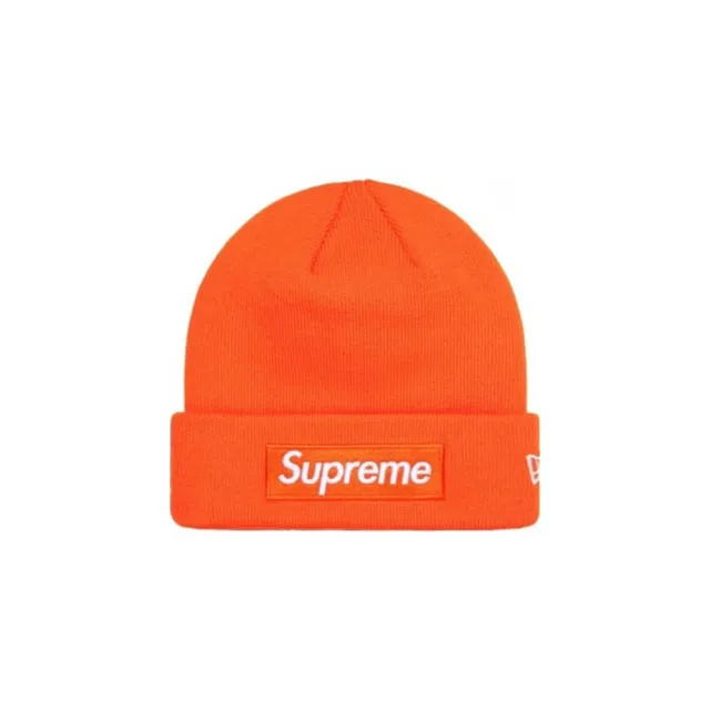 【SUPREME】Supreme x New Era Box Logo Beanie 毛帽 黑/藍/綠/灰/橘/米 FW24BN13