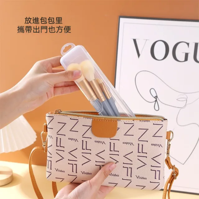 【Dagebeno荷生活】通風透氣不沾塵化妝品收納盒 牢固不散落小巧便攜收納盒(2入)