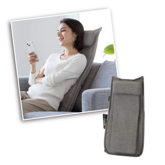 【日本ATEX官方旗艦店】Lourdes無線舒展溫感按摩背墊/ 按摩墊 AX-HP210(靠躺兩用/定點遙控/全背指壓)