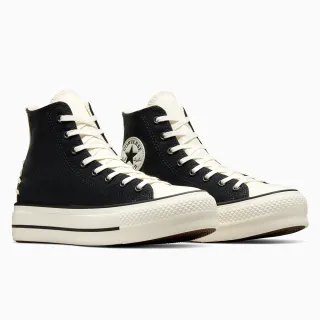 【CONVERSE】CTAS LIFT HI 高筒 休閒鞋 厚底鞋 女鞋 黑白色(A12552C)