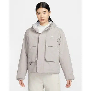 【NIKE 耐吉】ACG 鋪棉外套 休閒外套 保暖外套 女款 AS W ACG SF PRMLFT SKL PK JKT 灰色(FV7328009)