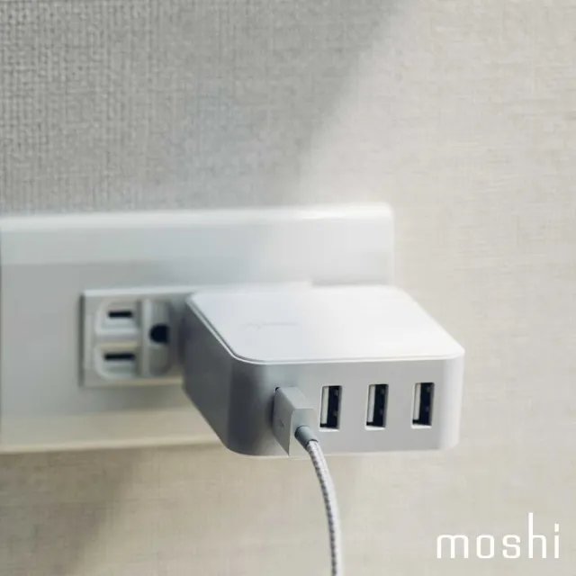 【moshi】ProGeo 旅充系列 USB 4-Port 充電器 35W