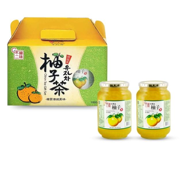 【韓味不二】柚子茶飲組(1公斤 X 2入)