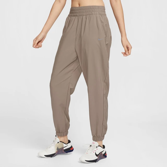 NIKE 耐吉 長褲 女 運動褲 高腰 訓練 AS W NK ONE DF HR 7/8 JOGGER 摩卡棕 HJ1051-233