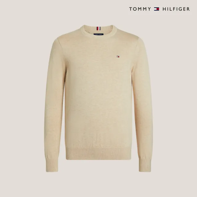 【TOMMY HILFIGER】官方旗艦館 Amherst 圓領毛衣_裸色