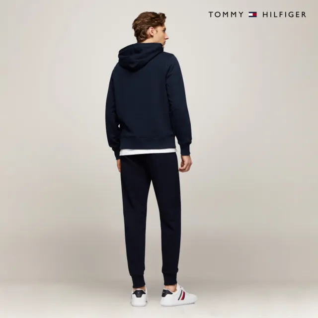 【TOMMY HILFIGER】官方旗艦館 Monogram縫飾帽T_藍色