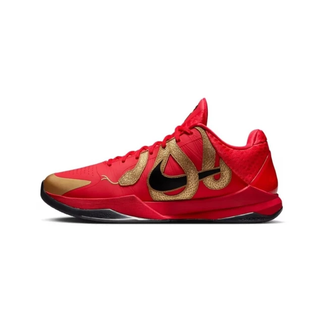 NIKE 耐吉 大尺寸 籃球鞋 男鞋 Kobe 5 Protro Year of the Mamba 蛇年限定 金紅色(HF5182-600)