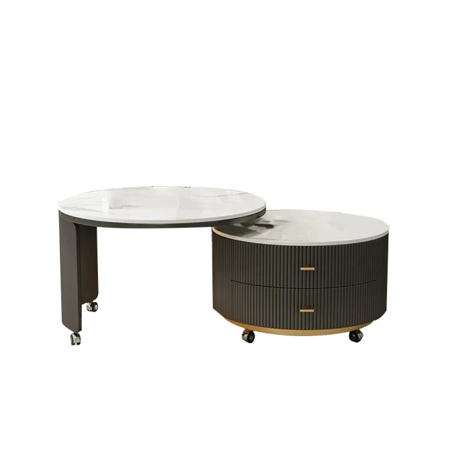 文創集 達瑞歐實木4尺單抽大茶几品牌優惠