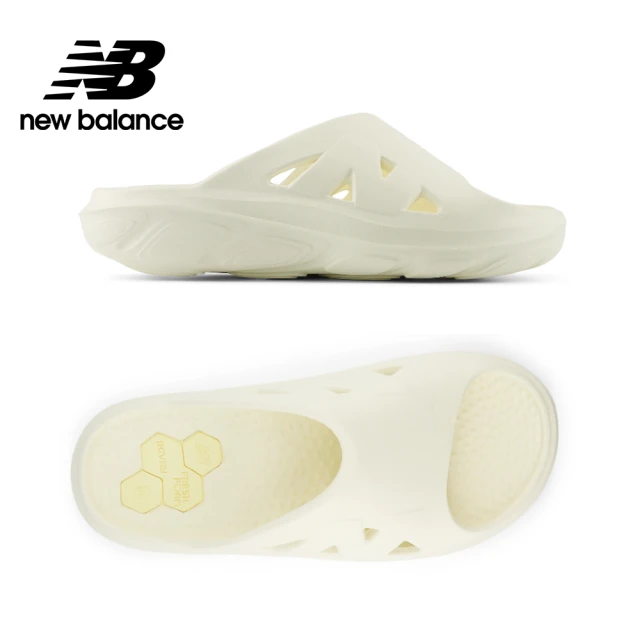 NEW BALANCE NB 涼拖鞋_中性_米杏色_RCVRYSC1-D