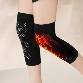 【GIAT 吉亞特】艾草石墨烯護膝套 2雙組(男女適用 台灣製)繞境穿搭 馬拉松 路跑