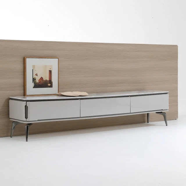 MUNA 家居 611-200型6.6尺玻璃伸縮電視櫃/抽屜