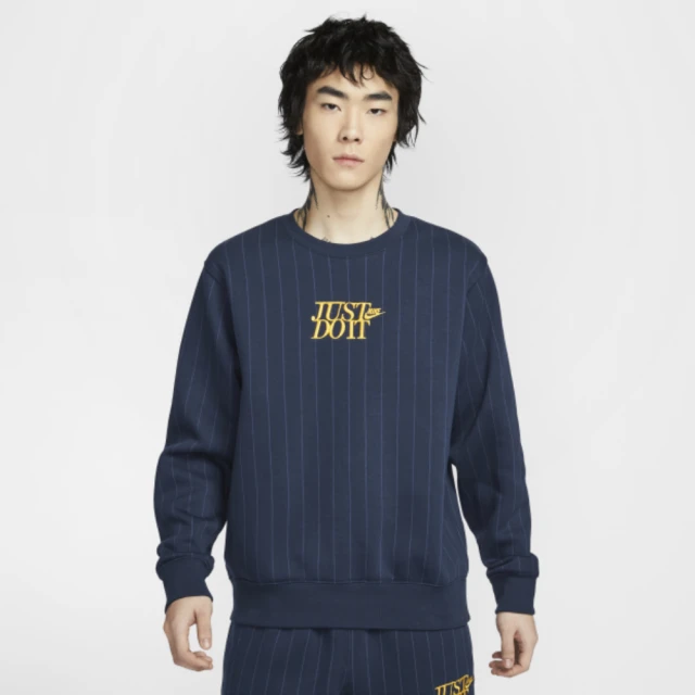 NIKE 耐吉 長袖上衣 男 大學T 磨毛 AS M NK 