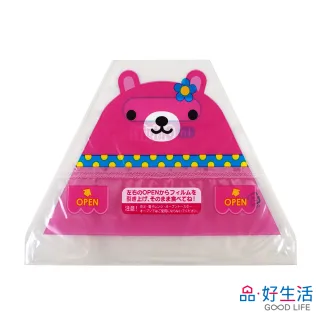 【GOOD LIFE 品好生活】日本製 動物造型三角飯糰包裝袋（6枚入）(日本直送 均一價)