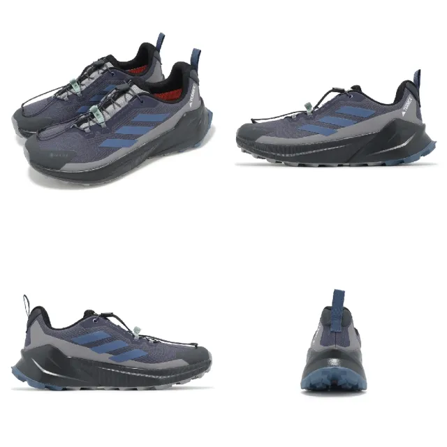 adidas 愛迪達】越野跑鞋Terrex Trailmaker 2 GTX SL 男鞋黑藍防水抽繩