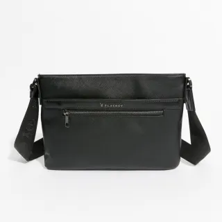 【PLAYBOY】扁包  Macho系列(黑色)