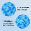 【ANTIAN】大+小組合 親子指壓板磁石超慢跑 疏通經絡原地跑步足底按摩墊 圓形足療按摩腳墊 55cm+38cm