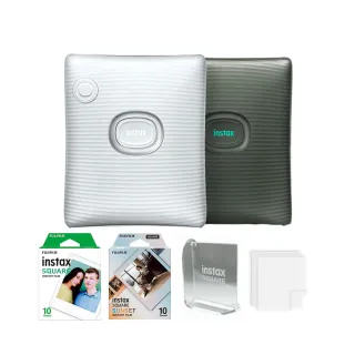 【FUJIFILM 富士】instax SQUARE Link 相印機 原廠公司貨(送20張底片旋轉相框超值組)